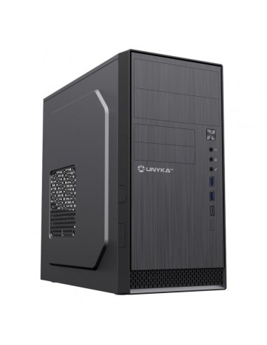 Caja ordenador unykach aero c12 matx negra