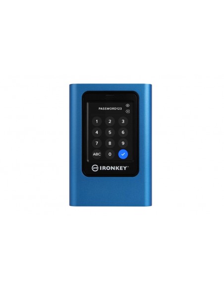 Disco duro externo ssd kingston ironkey vault privacy 80 1.92tb usb tipo c