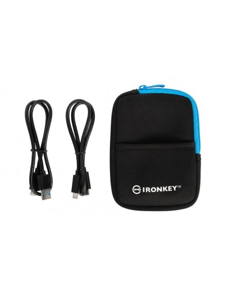 Disco duro externo ssd kingston ironkey vault privacy 80 1.92tb usb tipo c