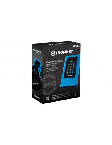 Disco duro externo ssd kingston ironkey vault privacy 80 1.92tb usb tipo c