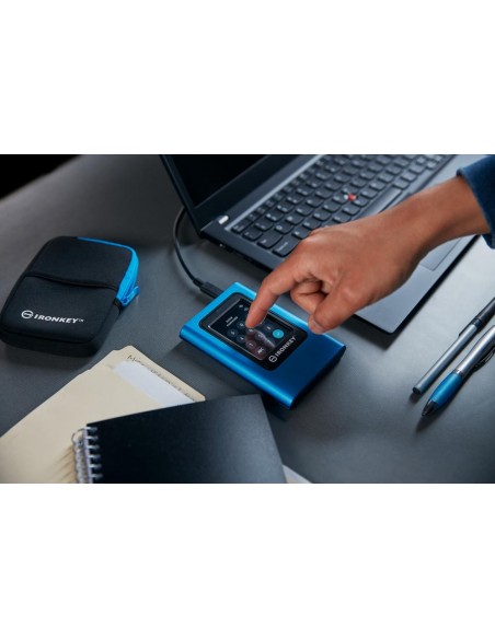Disco duro externo ssd kingston ironkey vault privacy 80 1.92tb usb tipo c