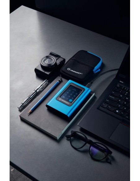 Disco duro externo ssd kingston ironkey vault privacy 80 1.92tb usb tipo c