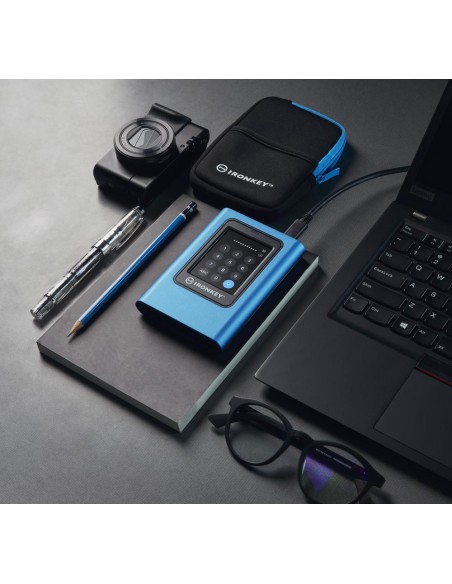 Disco duro externo ssd kingston ironkey vault privacy 80 1.92tb usb tipo c