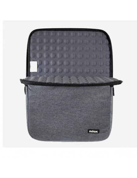 Funda nilox sleeve para portatil 17.3 pulgadas gris