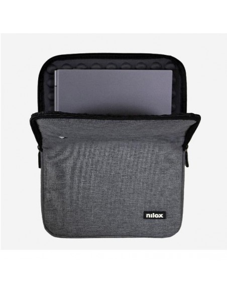 Funda nilox sleeve para portatil 17.3 pulgadas gris