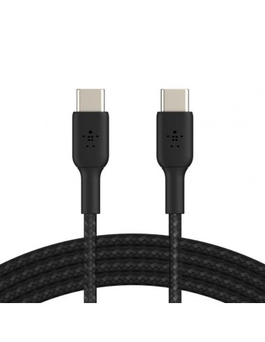 Cable usb tipo c belkin 1m - macho - macho - negro