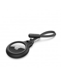 Llavero belkin f8w974btblk apple airtag negro con correa