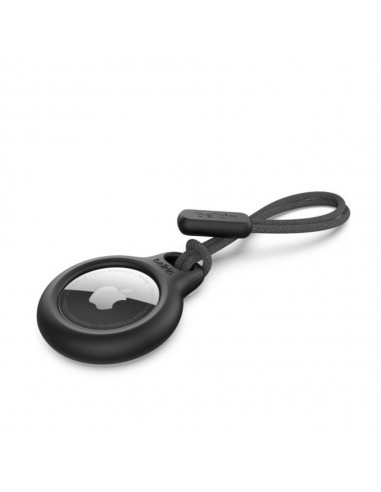 Llavero belkin f8w974btblk apple airtag negro con correa