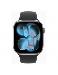 Smartwatch apple watch s11&nbsp;gps + cellular 46mm&nbsp;space grey aluminium case black sport band - m - l