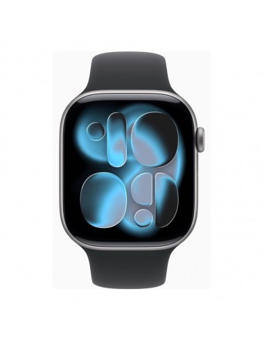 Smartwatch apple watch s11 gps + cellular 46mm space grey aluminium case black sport band - m - l