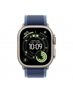 Smartwatch apple watch ultra 3&nbsp;gps + cellular&nbsp;49mm&nbsp;natural titanium case blue - bright blue trail loop - m - l