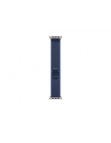 Smartwatch apple watch ultra 3 gps + cellular 49mm natural titanium case blue - bright blue trail loop - m - l