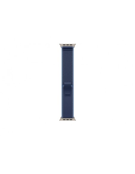 Smartwatch apple watch ultra 3 gps + cellular 49mm natural titanium case blue - bright blue trail loop - m - l Smartwatch apple watch ultra 3 gps + cellular 49mm natural titanium case blue - bright blue trail loop - m - l