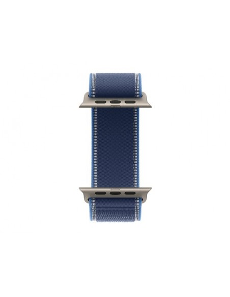 Smartwatch apple watch ultra 3 gps + cellular 49mm natural titanium case blue - bright blue trail loop - m - l Smartwatch apple watch ultra 3 gps + cellular 49mm natural titanium case blue - bright blue trail loop - m - l