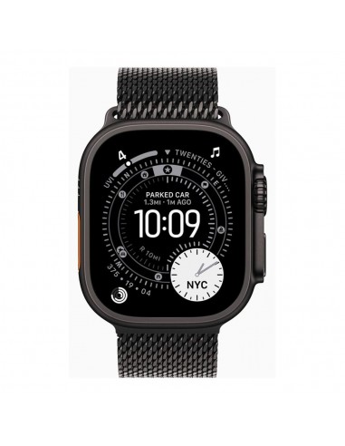 Smartwatch apple watch ultra 3 gps + cellular 49mm black titanium case black titanium milanese loop - l