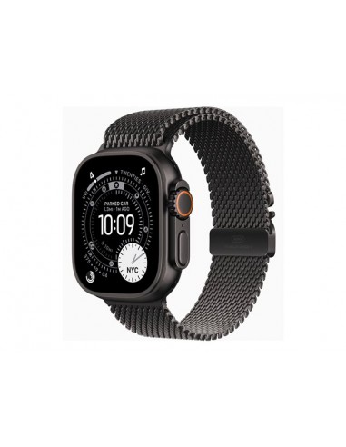 Smartwatch apple watch ultra 3 gps + cellular 49mm black titanium case black titanium milanese loop - l