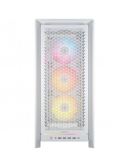 Caja ordenador gaming corsair frame 5000d rs atx argb cristal templado blanco Caja ordenador gaming corsair frame 5000d rs atx argb cristal templado blanco