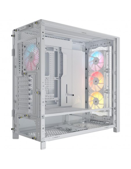 Caja ordenador gaming corsair frame 5000d rs atx argb cristal templado blanco Caja ordenador gaming corsair frame 5000d rs atx argb cristal templado blanco