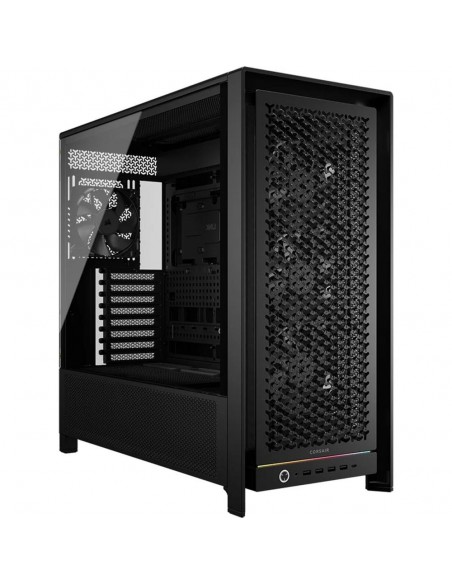 Caja ordenador gaming corsair frame 5000d rs atx cristal templado negra