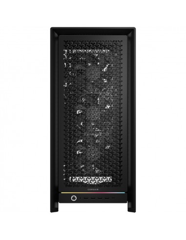 Caja ordenador gaming corsair frame 5000d rs atx cristal templado negra
