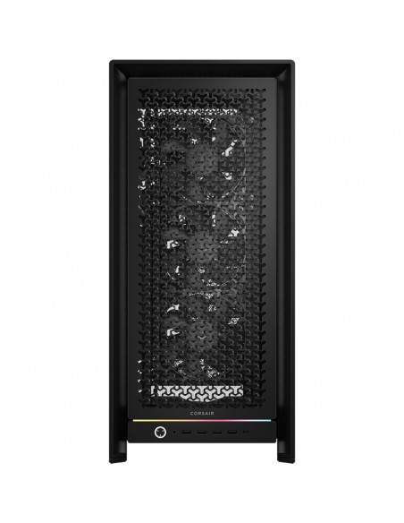 Caja ordenador gaming corsair frame 5000d rs atx cristal templado negra