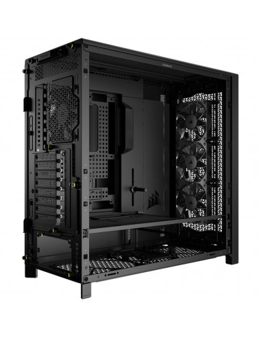 Caja ordenador gaming corsair frame 5000d rs atx cristal templado negra