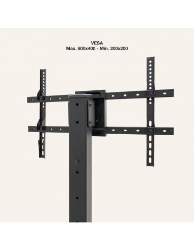 Soporte de suelo tooq para pantalla tv 37 pulgadas - 70 pulgadas fs2284m - b