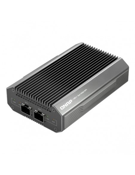 Adaptador de red qnap qna - uc10g2sf usb tipo c 2x sfp+ Adaptador de red qnap qna - uc10g2sf usb tipo c 2x sfp+