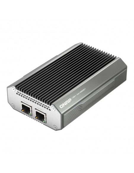Adaptador de red qnap qna - uc10g2t usb tipo c 2x rj45