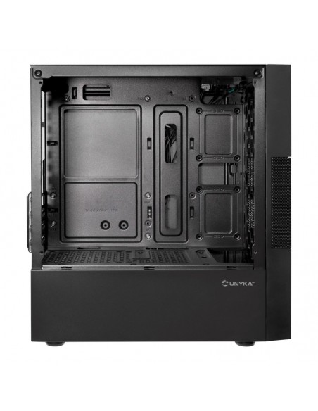 Caja ordenador gaming unykach aero c25 matx vidrio negra Caja ordenador gaming unykach aero c25 matx vidrio negra