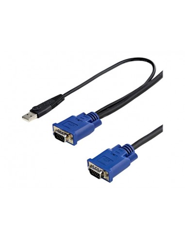 Cable vga a vga - usb 2.0 startech 3.05m - macho - macho - negro