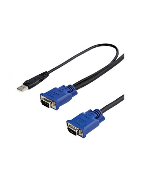 Cable vga a vga - usb 2.0 startech 3.05m - macho - macho - negro Cable vga a vga - usb 2.0 startech 3.05m - macho - macho - negro