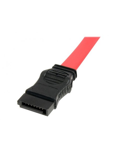 Adaptador sata startech 0.5m - macho - hembra - rojo