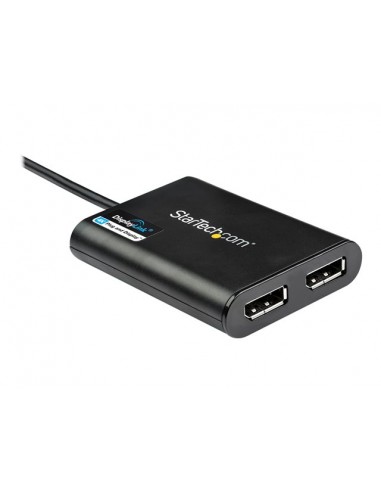 Adaptador usb 3.0 a dp 4k uhd startech 0.30m - macho - hembra - negro