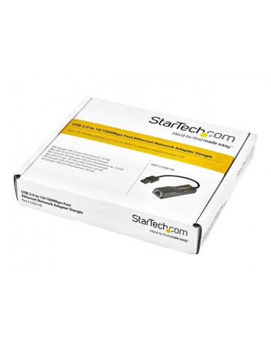 Adaptador usb 2.0 a rj45 startech macho - hembra