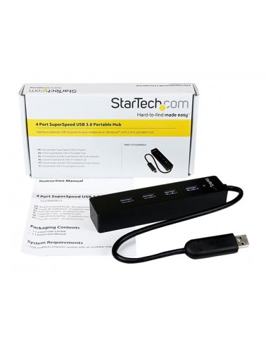 Hub startech usb 3.0 4 en 1