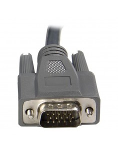 Cable 2x vga a usb startech 1.8m - macho - macho - negro
