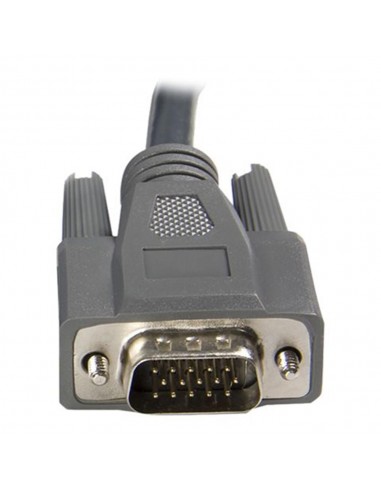 Cable 2x vga a usb startech 1.8m - macho - macho - negro
