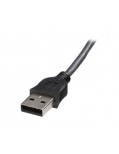 Cable 2x vga a usb startech 1.8m - macho - macho - negro