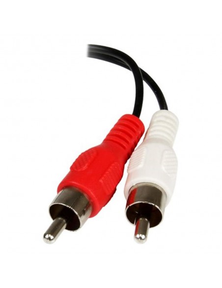 Cable mini jack 3.5mm startech 0.15m - macho - hembra