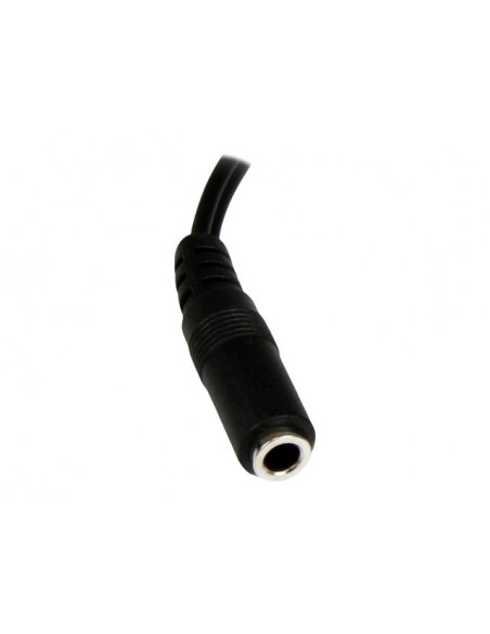 Cable mini jack 3.5mm startech 0.15m - macho - hembra Cable mini jack 3.5mm startech 0.15m - macho - hembra