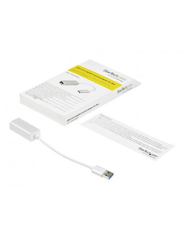 Adaptador usb 3.0 a rj45 startech macho - hembra - blanco