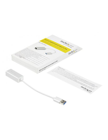Adaptador usb 3.0 a rj45 startech macho - hembra - blanco