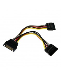 Cable sata startech 0.15m - macho - hembra