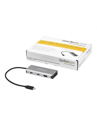 Hub startech hb31c2a2cb usb tipo c 4 en 1