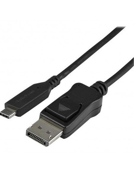 Cable usb tipo c a dp startech 1m - macho - macho - negro
