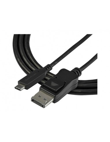 Cable usb tipo c a dp startech 1m - macho - macho - negro