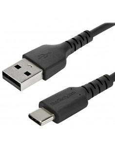 Cable usb tipo c a usb tipo a startech 1m - macho - macho - negro