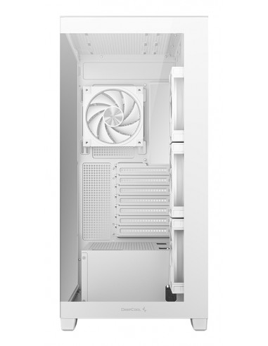 Caja ordenador gaming atx deepcool cg580v2 cristal templado blanca