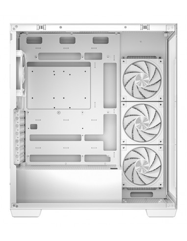 Caja ordenador gaming atx deepcool cg580v2 cristal templado blanca